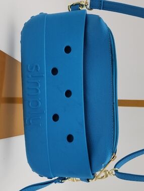 Simply Southern Blue Crossbody Silicone Shoulder Bag